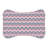 Pink Maroon Glow - 1 Piece Bone Shape Feeding Mat
