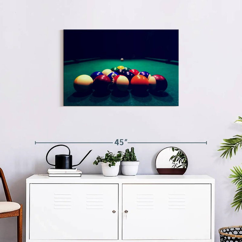 Boules de billard Senne, H 20 po x l 30 po