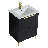24'' Single Bathroom Vanity with Ceramic Top-1110533552