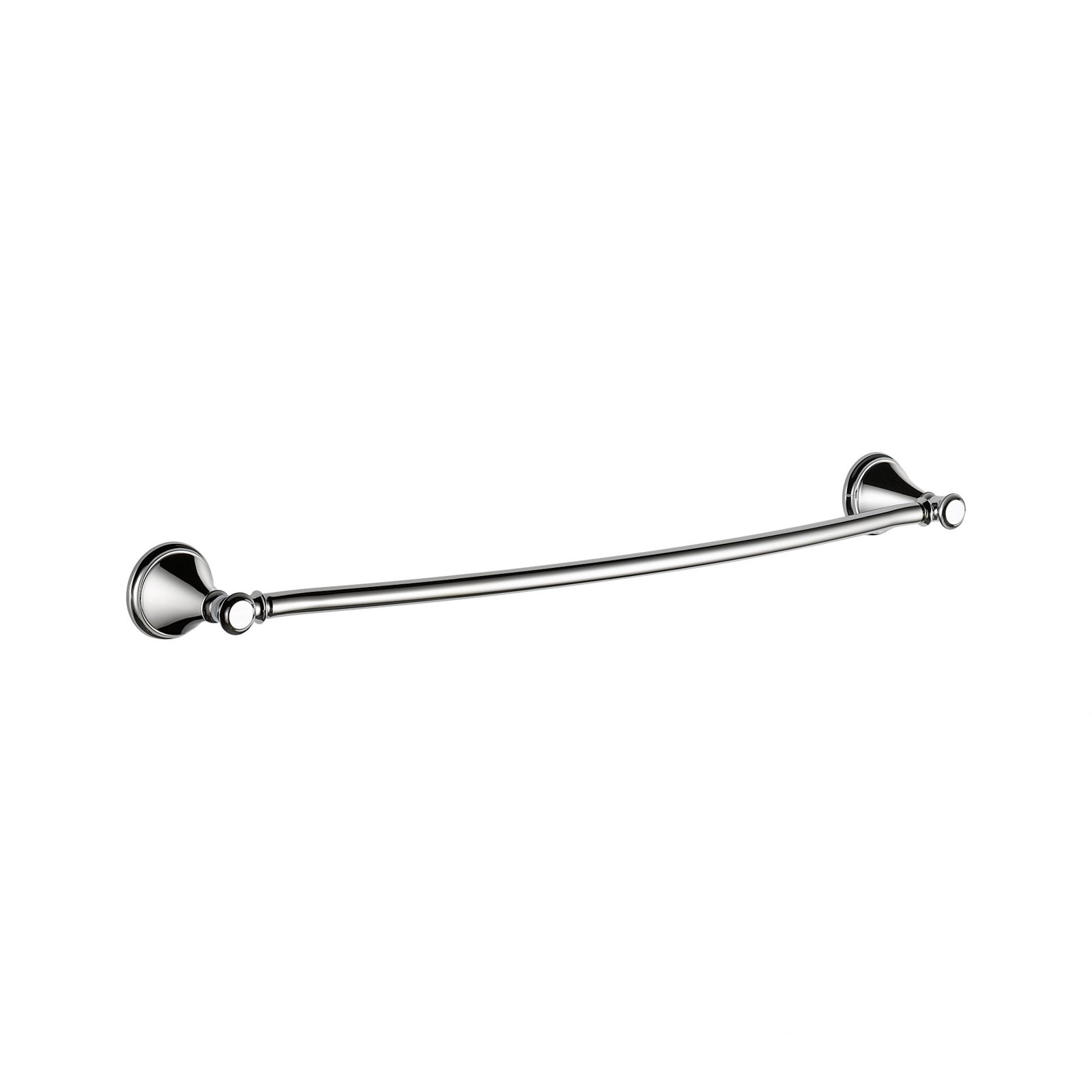 Cassidy 24" Wall Mounted Towel Bar, Chrome, 3.62'' H X 24.06'' L X 4.53'' D