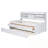 Twin Size daybed with Built-in Bookshelves, Three Storage Drawers and Trundle-1310222802