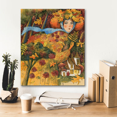  «Autumn» par Olga Grebennik, art mural sur toile, 20 po x 24 po