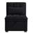 4 In1 Multi-Function Single Sofa Bed With Storage Pockets,Tufted Single Pull-Out Sofa Bed With Adjustable Backrest And Pillows ,Convertible  Chaise Lounge,Black-598182266