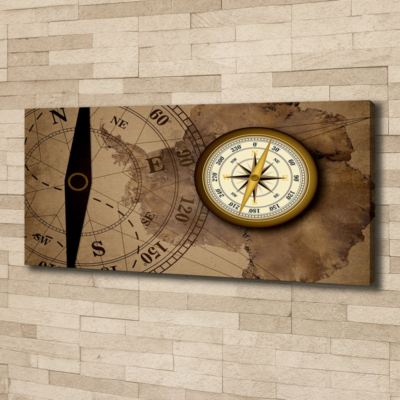 Compass - No Frame Print on Canvas