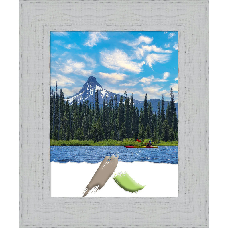 Faurisma Single Picture Frame, White, 11" W x 14" H