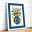 Pitcher of Golden Blooms Botanical - Framed Print-1549516742-1549516745