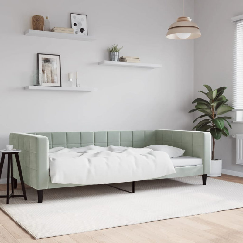 Lit de jour simple en bois massif