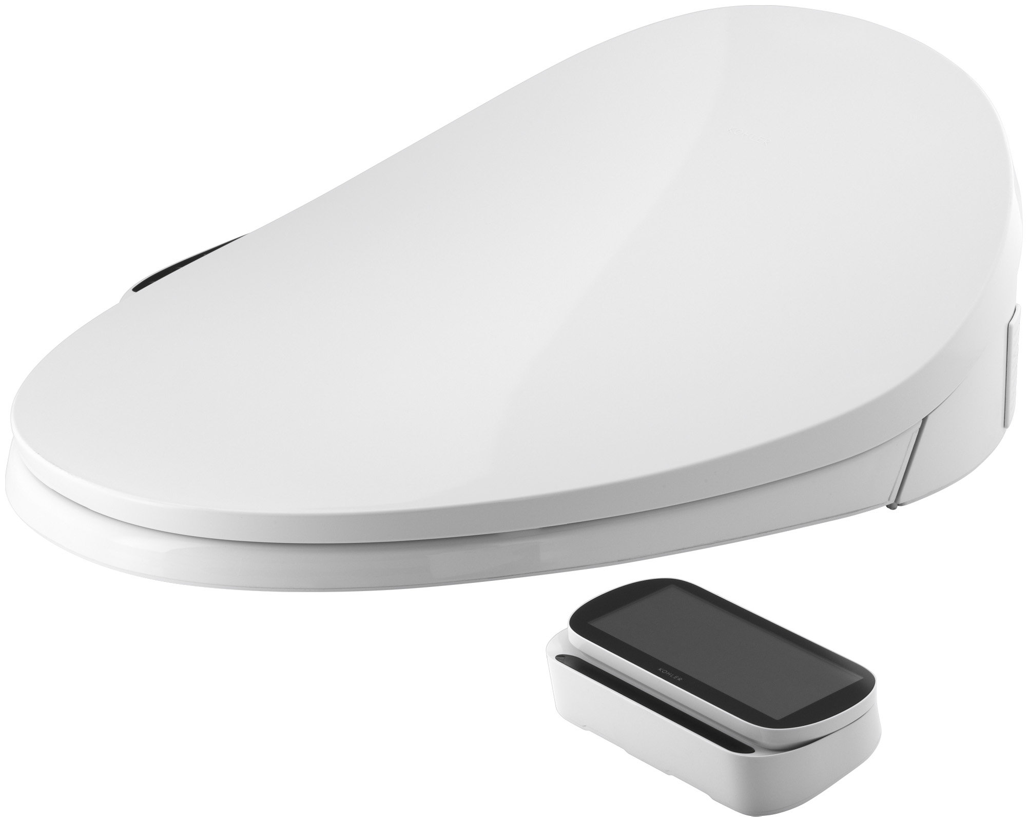Kohler PureWash E750 Elongated Electric Bidet Toilet Seat with Remote