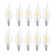 6W (60 Watt Equivalent) E12 Dimmable LED Candle Light Bulb