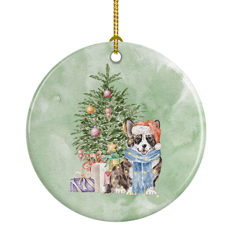 Figurine décorative de Noël Cardigan Corgi