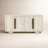 Tiber 74" Oak Veneer Wood Buffet Sideboard-107531292