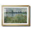 Printemps au bord de la seine - Claude Monet, reproduction encadrée avec passe-partout et verre 1878-100708581-100708586-100708588