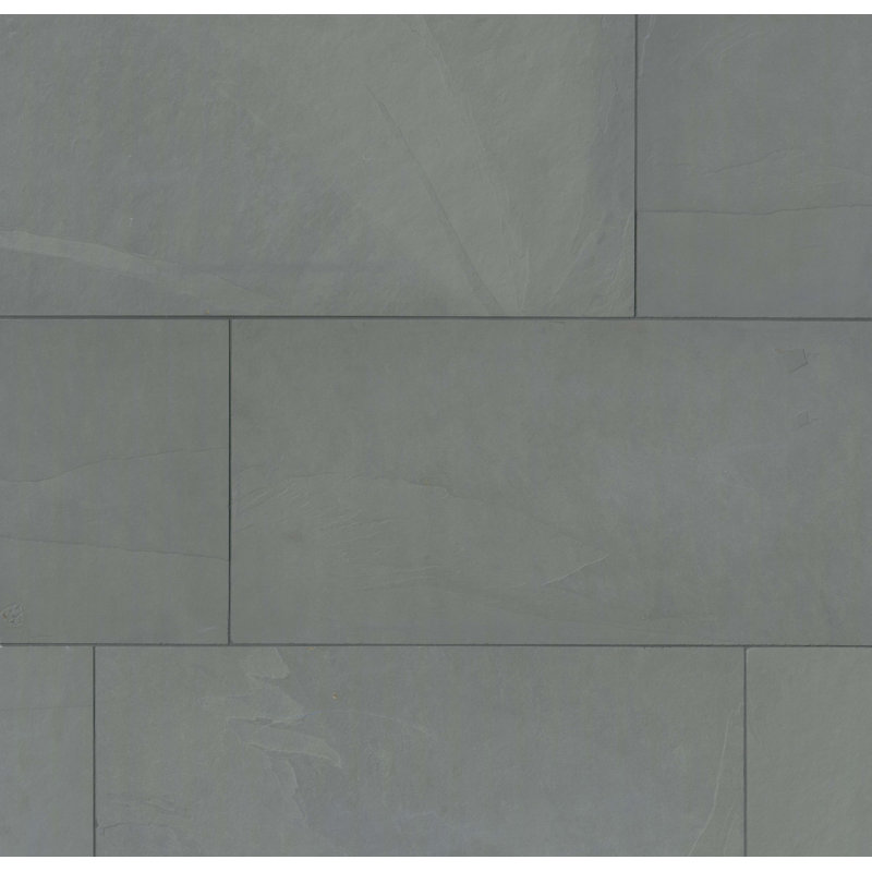 Camden 18 in. x 36 in. Gauged Slate Floor and Wall Tile, Mist