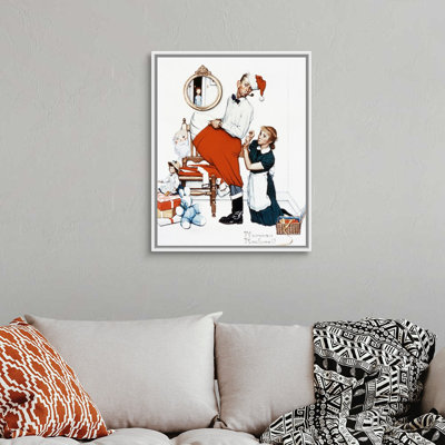 «Santa's Surprise», art mural sur toile