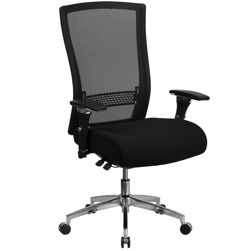 Hercules Multifunction Executive Swivel Ergonomic Office Chair with Seat Slider and Adjustable Lumbar