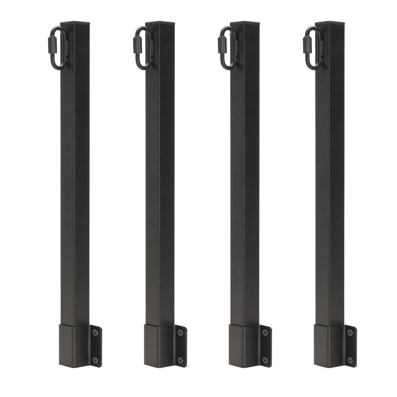 Paquet de 4 poteaux lumineux pour clôture de 1,3 pi Excello Global Products