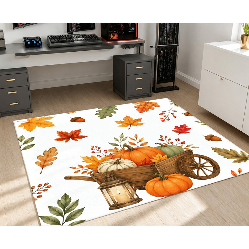 Tapis Autumn Autumn, Rectangle 3 pi 11 po x 2 pi 7 po (120 x 80 cm)