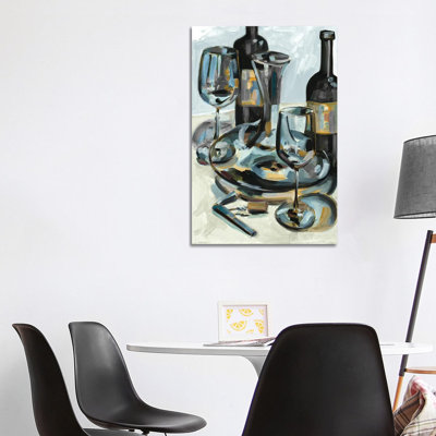 Wine With Dinner by Heather A. French-Roussia - Wrapped Canvas Gallery-Wrapped Canvas Giclée