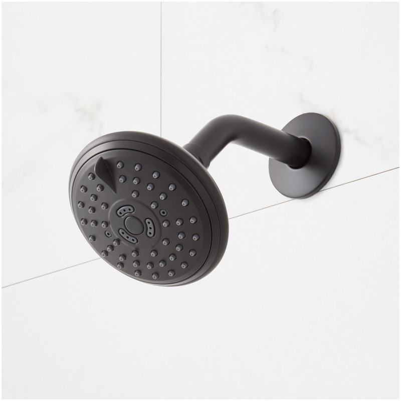 Provincetown Pressure Balance Shower System with Hand Shower - Matte Black, Matte Black