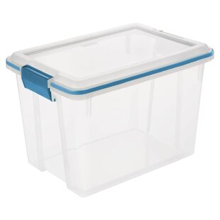 Sterilite 40 Qt Clear Plastic Storage Bin Totes w/ Latching Lid, Gray (24  Pack), 24pk - Harris Teeter