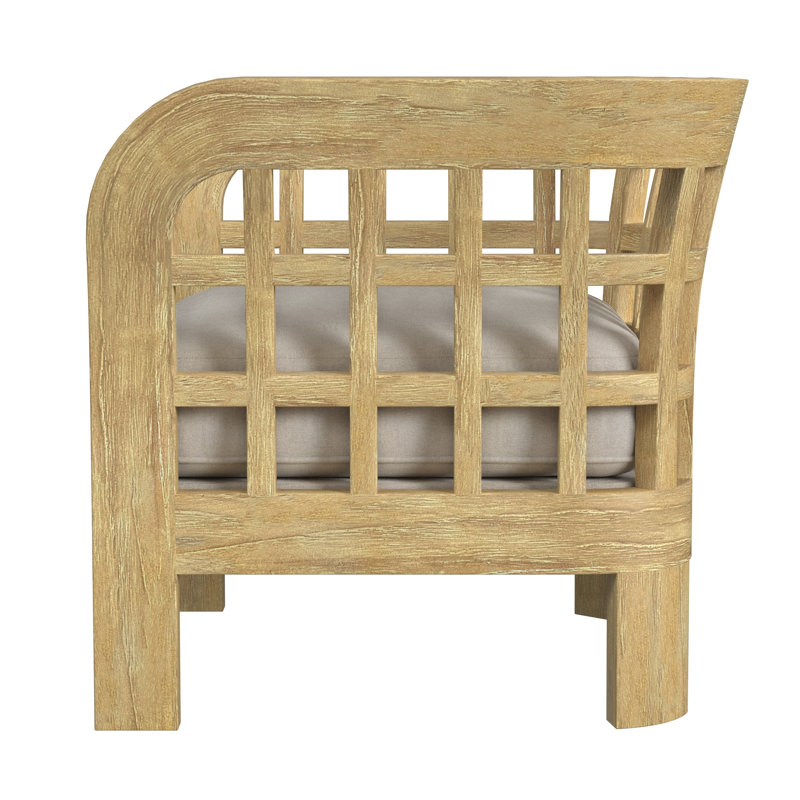 Monhegan Teak Outdoor Lounge Chair