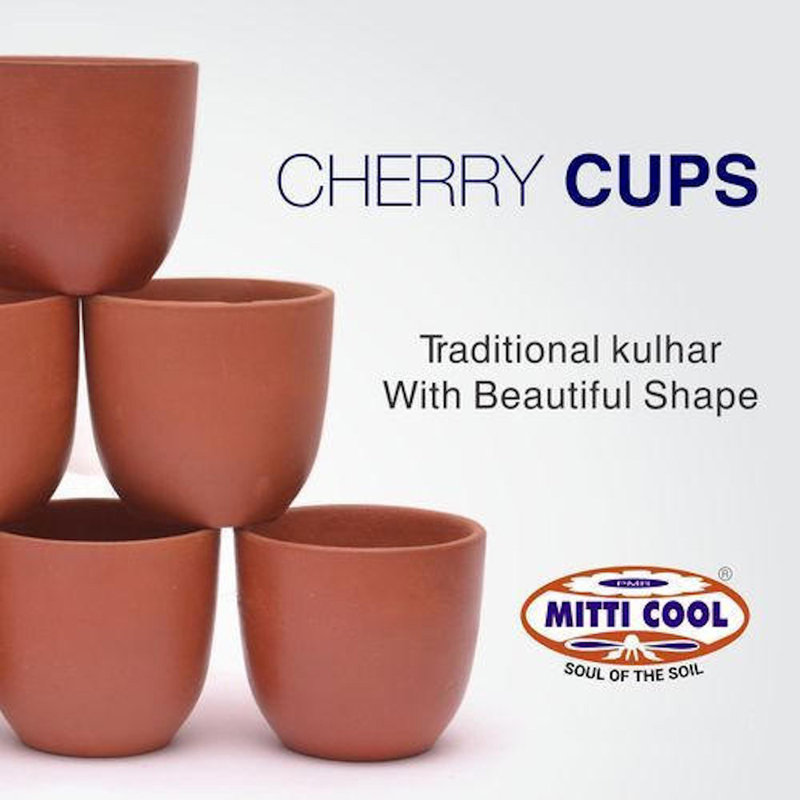 Cherry Earthenware Teacup