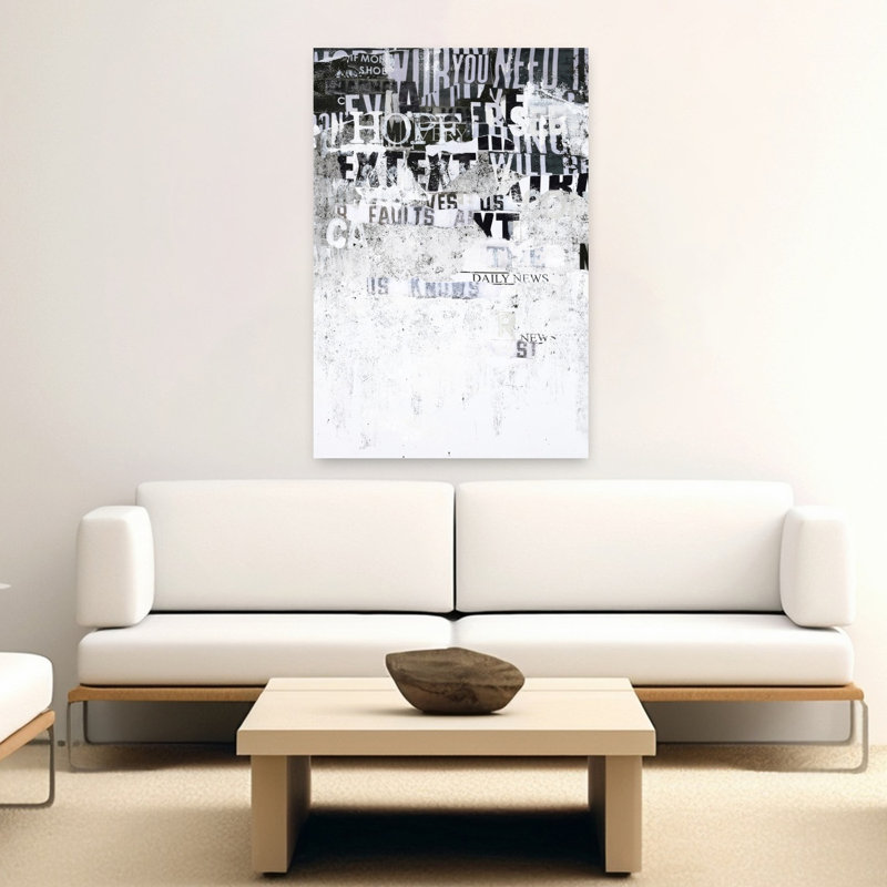 Espoir, art abstrait contemporain, H 60 po x l 40 po