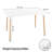 Modern Minimalist Style Dining Table,Rectangular Table Office Table For Dining Room Living Room-59877095-59877089
