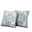 18" X 18" Muted White Blown Seam Floral Indoor Outdoor Throw Pillow-103624543