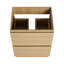 Armoire de salle de bain 24 po avec tiroir double - Transformateur en bois d'ingénierie