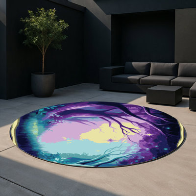 Tapis intérieur et extérieur Eclipsed Meadow