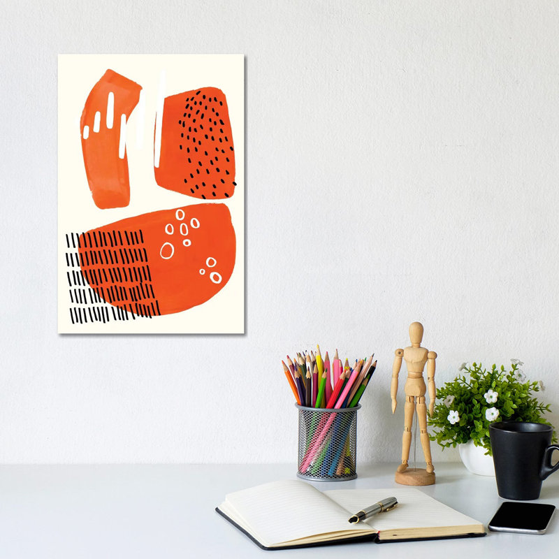 Ocean Coral by EnShape - Wrapped Canvas Print, 20.32 cm H x 30.48 cm W