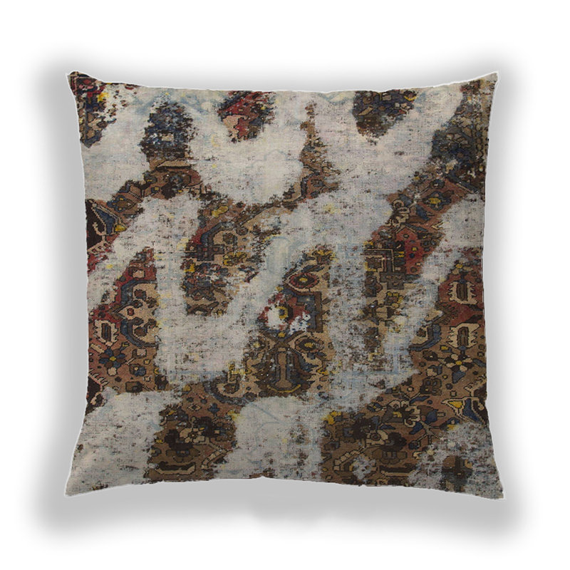 Coussin décoratif abstrait 1149, Microsuède
