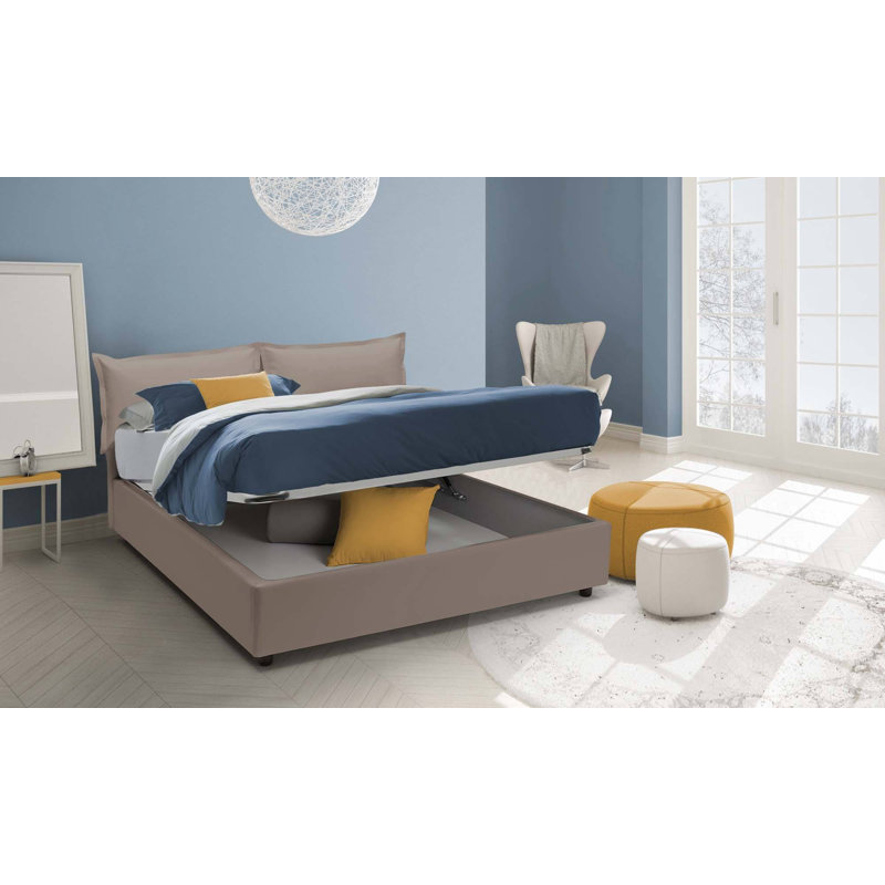 Midhat Cm 160x200 Bed, Dove Grey