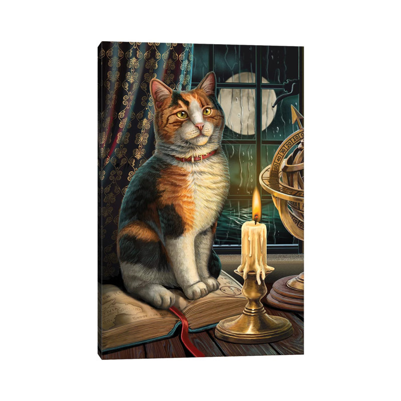 « Adventure attendant » par Lisa Parker-impression d’art graphique, Toile tendue, Pas de tapis, H 60 po x l 40po x P 1,5 po