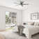 52" Graceshire 5 - Blade LED Flush Mount Ceiling Fan with Remote Control and Light Kit Included