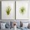 «Hanging Airplant II», ensemble de 2 impressions