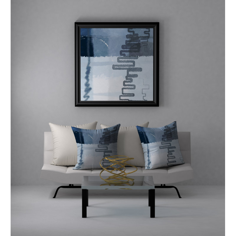 Housse de coussin décoratif carrée Genius positive et insert, 18" x 18"