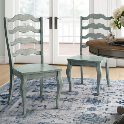 Makris 17.13'' H Solid Wood Side Chair