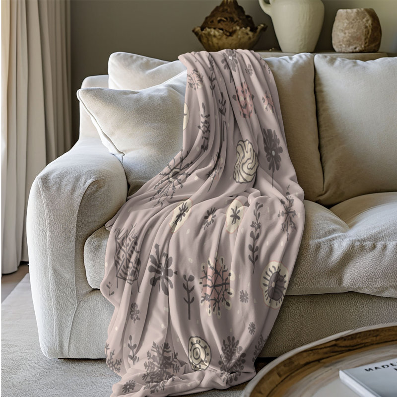 Flake Flecks - 1 Piece Premium Blanket, 60" W x 80" L
