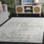Tapis abstrait sauge / ivoire Arrietty-1195958163