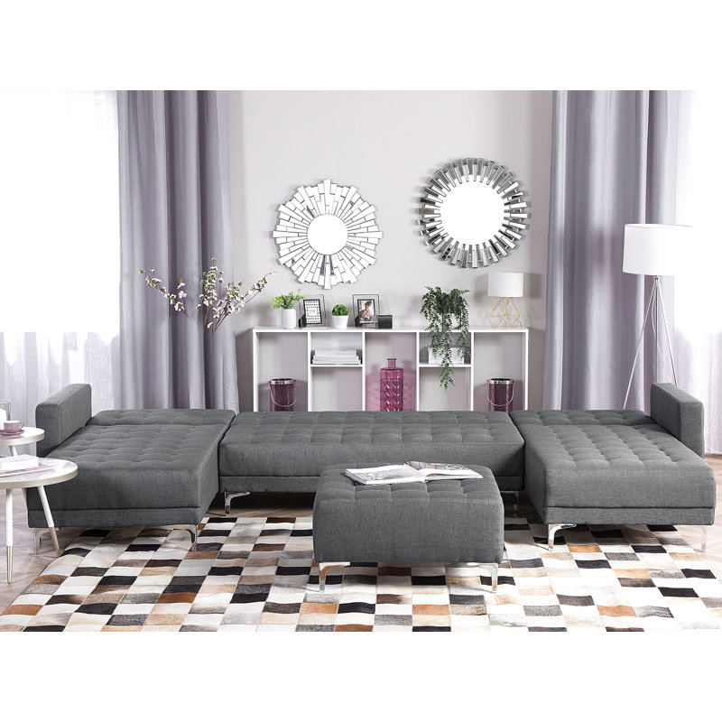 Finnegan 5 Seater Sofa Bed, Grey