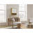Bathroom Wall Cabinet With Double - Door, Bottom Shelf, Wavy - Patterned Doors, Adjustable Inner Shelf, Easy Installation, White & Natural Wood