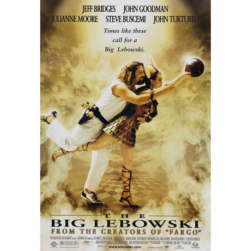 The Big Lebowski, H 18 po x l 12 po
