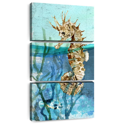 Underwater Pacific Seahorse
