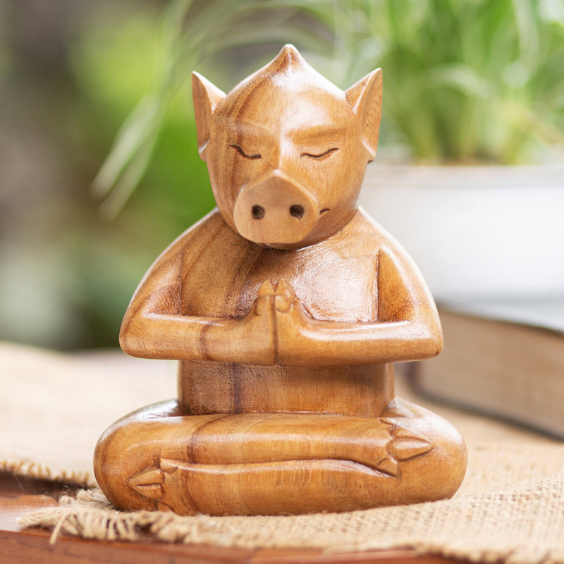Statuette en bois Trinx
