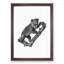 Koala Bear Illustration in Black & White - Framed Print-55641868-55641871