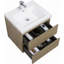 Meuble-lavabo flottant 24 po avec lavabo, meuble-lavabo mural avec lavabo à surface solide et tiroirs à fermeture en douceur 24 po-120330167-120330169