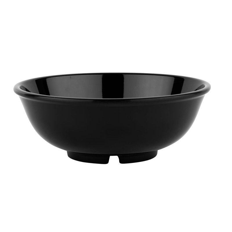 Bol en mélamine foncé GET B-24-BK, 24 onces, noir (ensemble de 12)