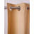Decorative Grommet Curtains, 360 GSM Poly Cotton Jacquard Fabric, Plain Solid Textured, Light Gold, 48" x 108", Set of 2 Panel-982951359-982951345